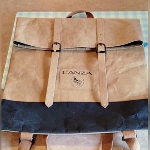 L'ANZA ECO FRIENDLY WASHABLE PAPER MESSENGER BAG
